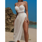 Damen Hochtaillierter Badeanzug mit eleganten Rippdetails R&B
