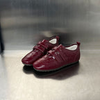 Damen Sneaker mit praktischem Klettverschluss und glänzender Oberfläche R&B