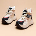Damen Sportliche High-Top Sneakers mit Blockabsatz und einzigartigem Design R&B