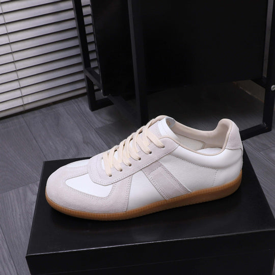 Damen Sportliche Leder Sneakers mit modischem Design und rutschfester Sohle R&B