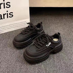 Damen Chunky Sneakers mit modischer Profilsohle und atmungsaktiver Oberflächenstruktur