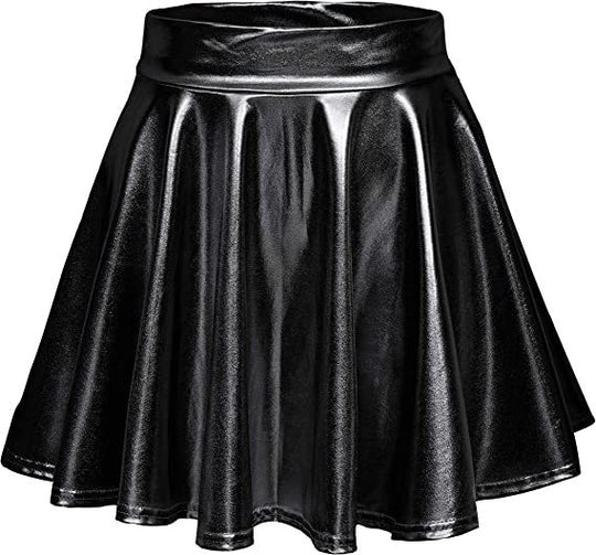Damen Glänzender Etuikleid mit Weitem Saum R&B