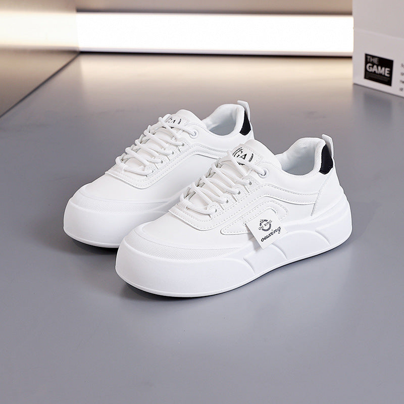 Damen modische Sneakers mit dicker Profilsohle und atmungsaktiver Struktur R&B