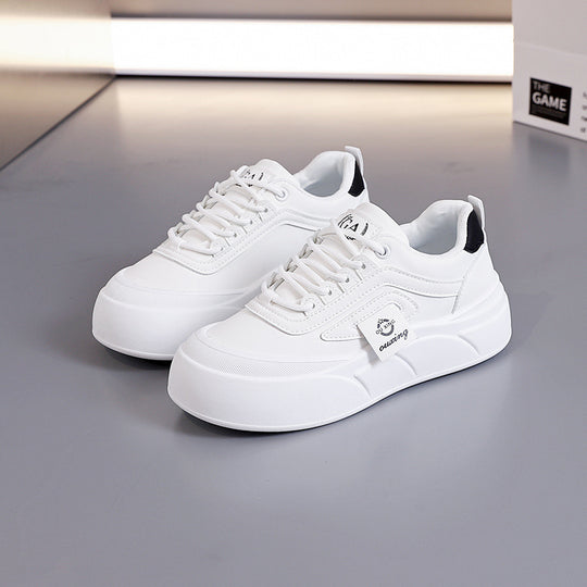Damen modische Sneakers mit dicker Profilsohle und atmungsaktiver Struktur R&B