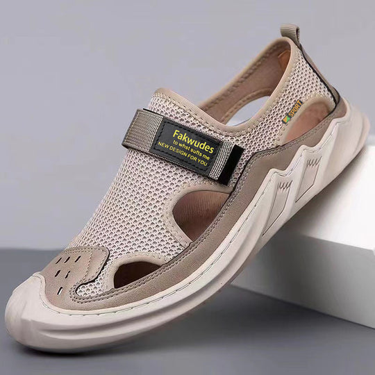 Damen Sportliche Sandalen mit anatomisch geformtem Fußbett und rutschfester Sohle R&B
