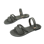 Damen Riemen-Sandalen im eleganten Minimalismus-Stil R&B