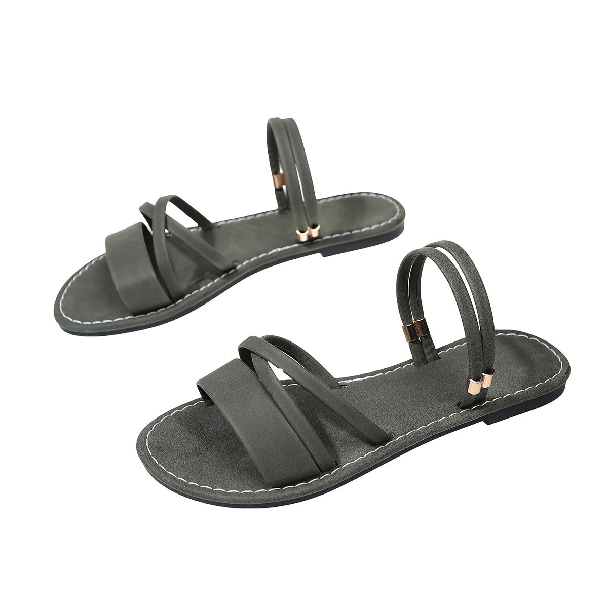 Damen Riemen-Sandalen im eleganten Minimalismus-Stil R&B