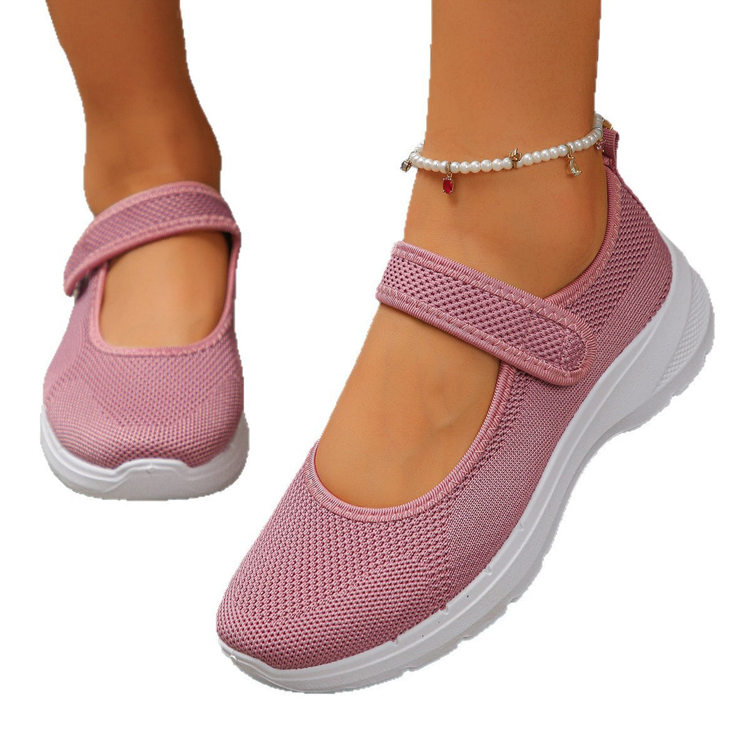 Damen Atmungsaktive Klett-Sneaker R&B