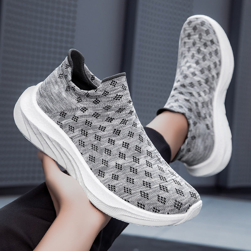 Damen Slip-On Laufschuhe mit atmungsaktiver Strick-Oberfläche R&B