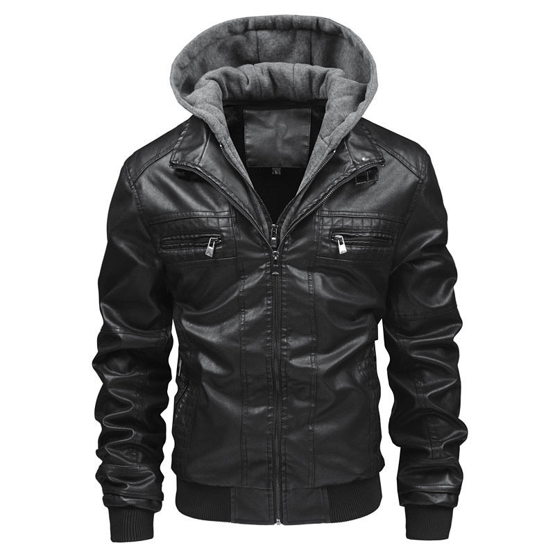 Herren jacke mit abnehmbarem Kapuzen-Innenfutter R&B