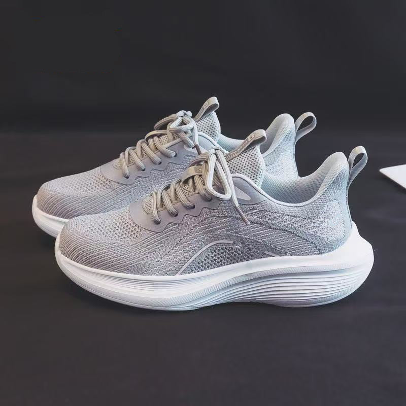 Damen Atmungsaktive Lauf-Sneaker mit stoßdämpfender Sohle und flexibler Struktur R&B