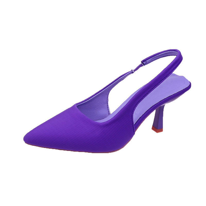 Damen Slingback-Pumps mit spitzem Zehenbereich R&B