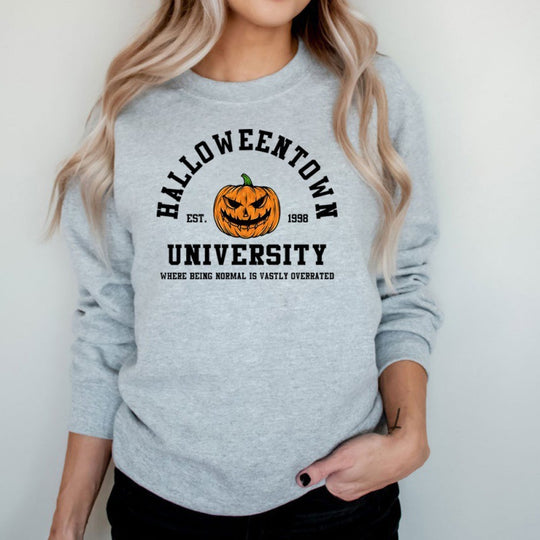 Damen Sweatshirt mit kreativem Halloween-Design und bequemer Passform R&B