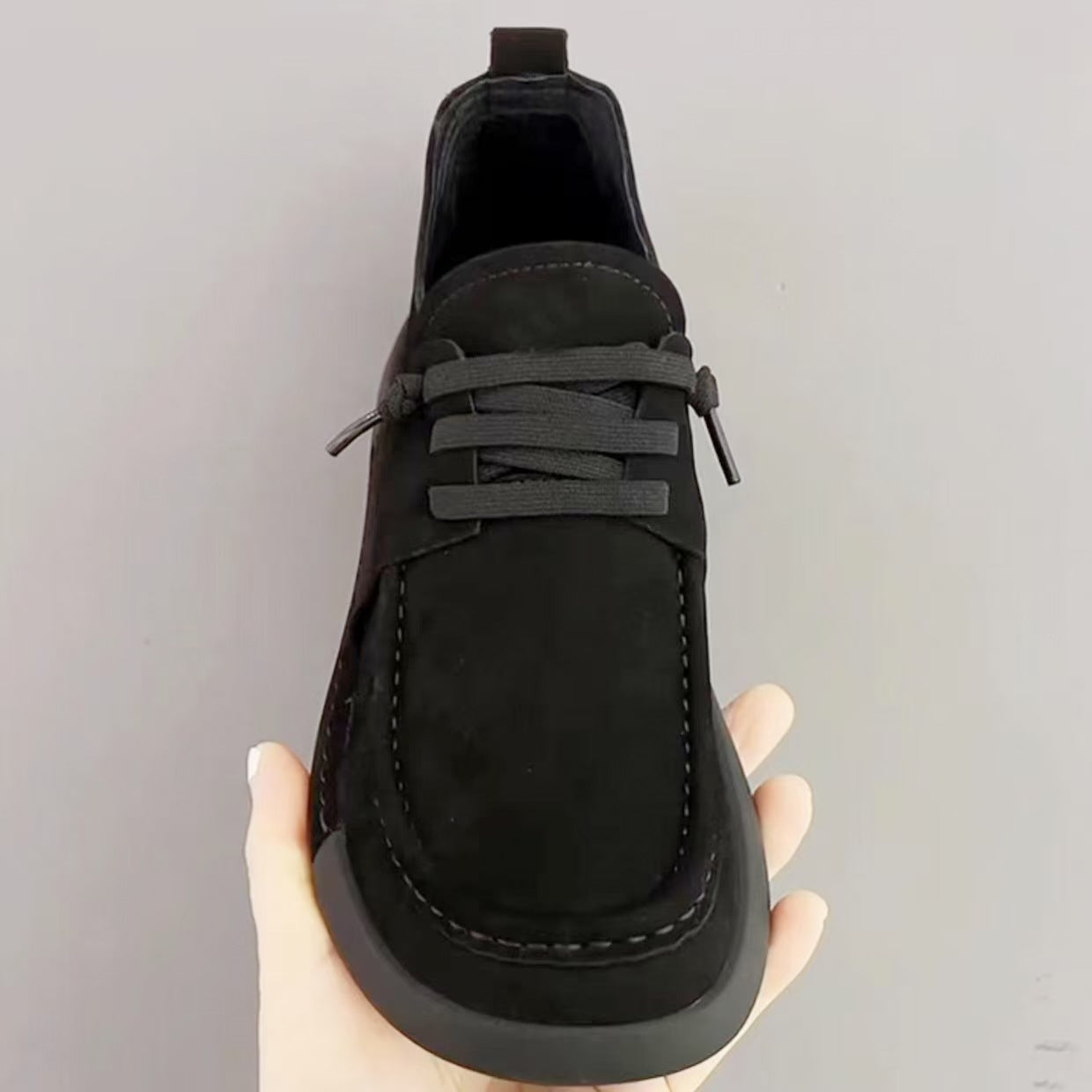 Damen lässige Schnürschuhe aus hochwertigem Wildleder R&B