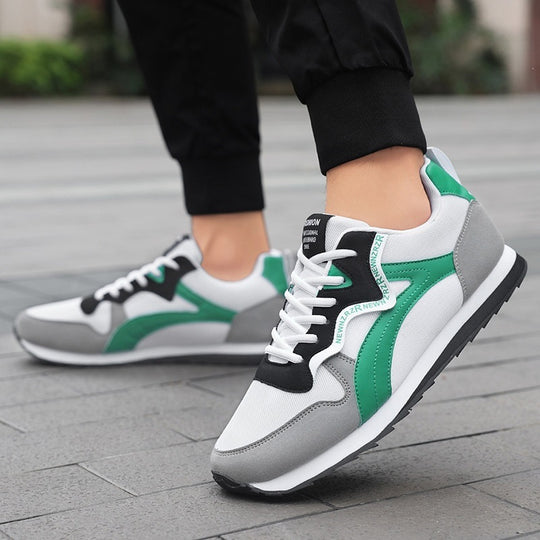 Damen Sportliche Sneakers mit atmungsaktiver Mesh-Oberfläche R&B
