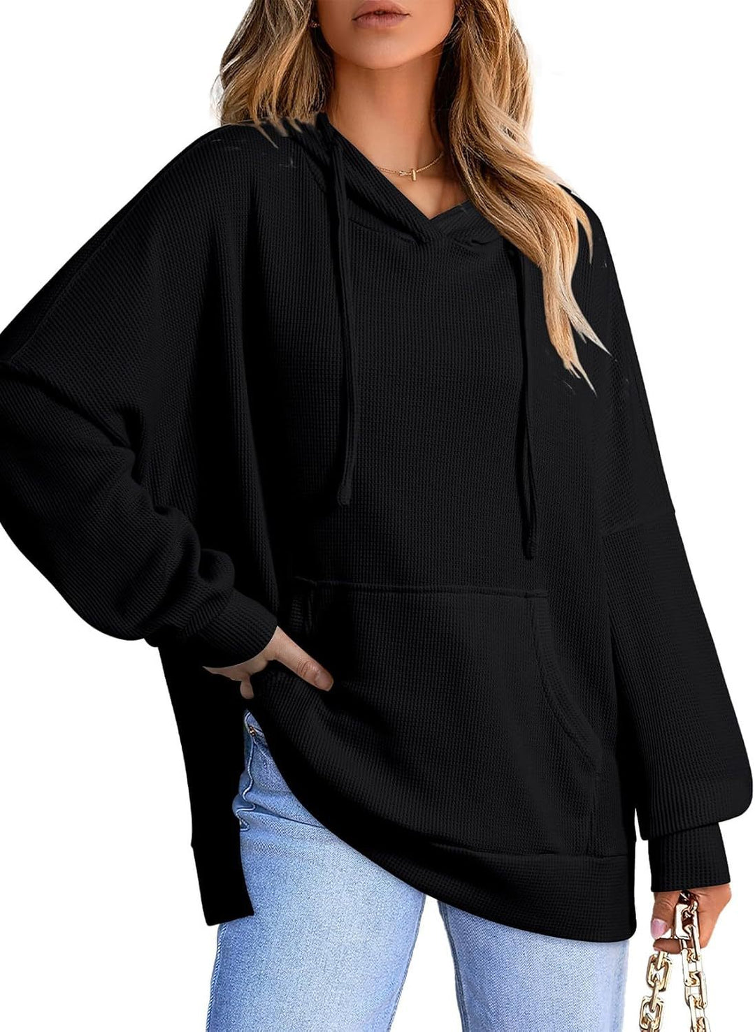 Damen Oversized Kapuzenpullover R&B