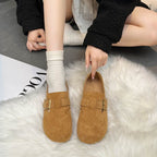 Damen Komfortable Slipper aus hochwertigem Wildleder R&B