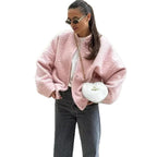 Damen Gemütlicher Teddy-Mantel mit oversized Schnitt R&B