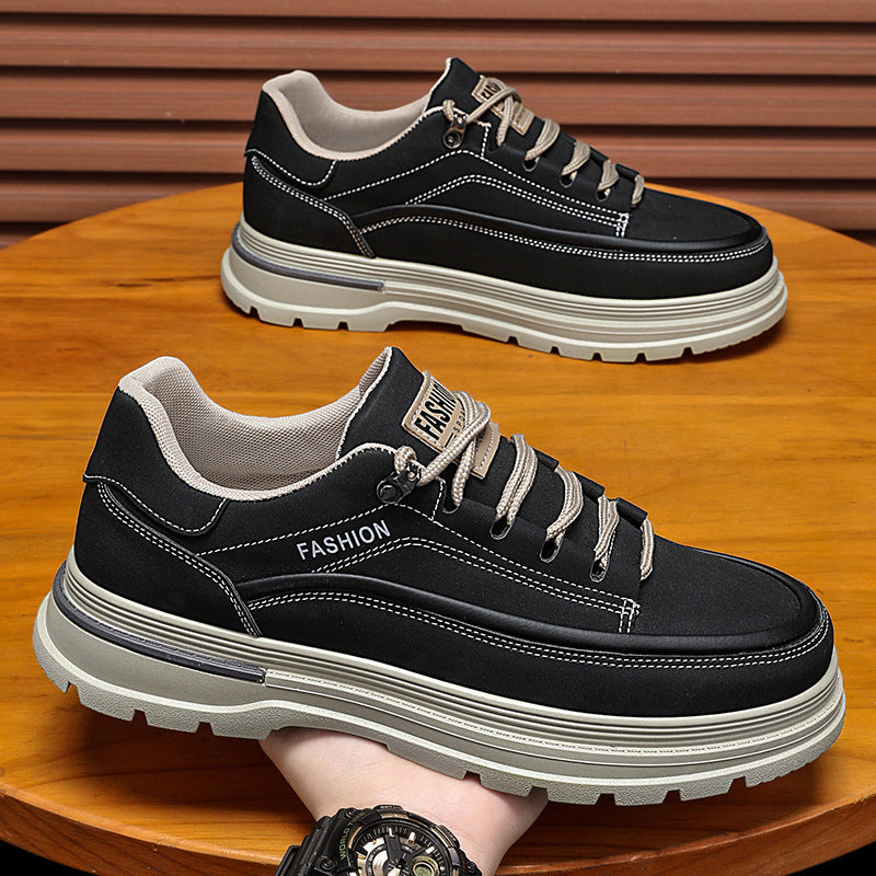 Damen trendige Sneakers mit robustem Obermaterial und einem modernen Look R&B