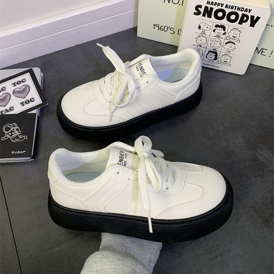 Damen modische Plateau-Sneaker mit klassischem Obermaterial und bequemer Dämpfung R&B