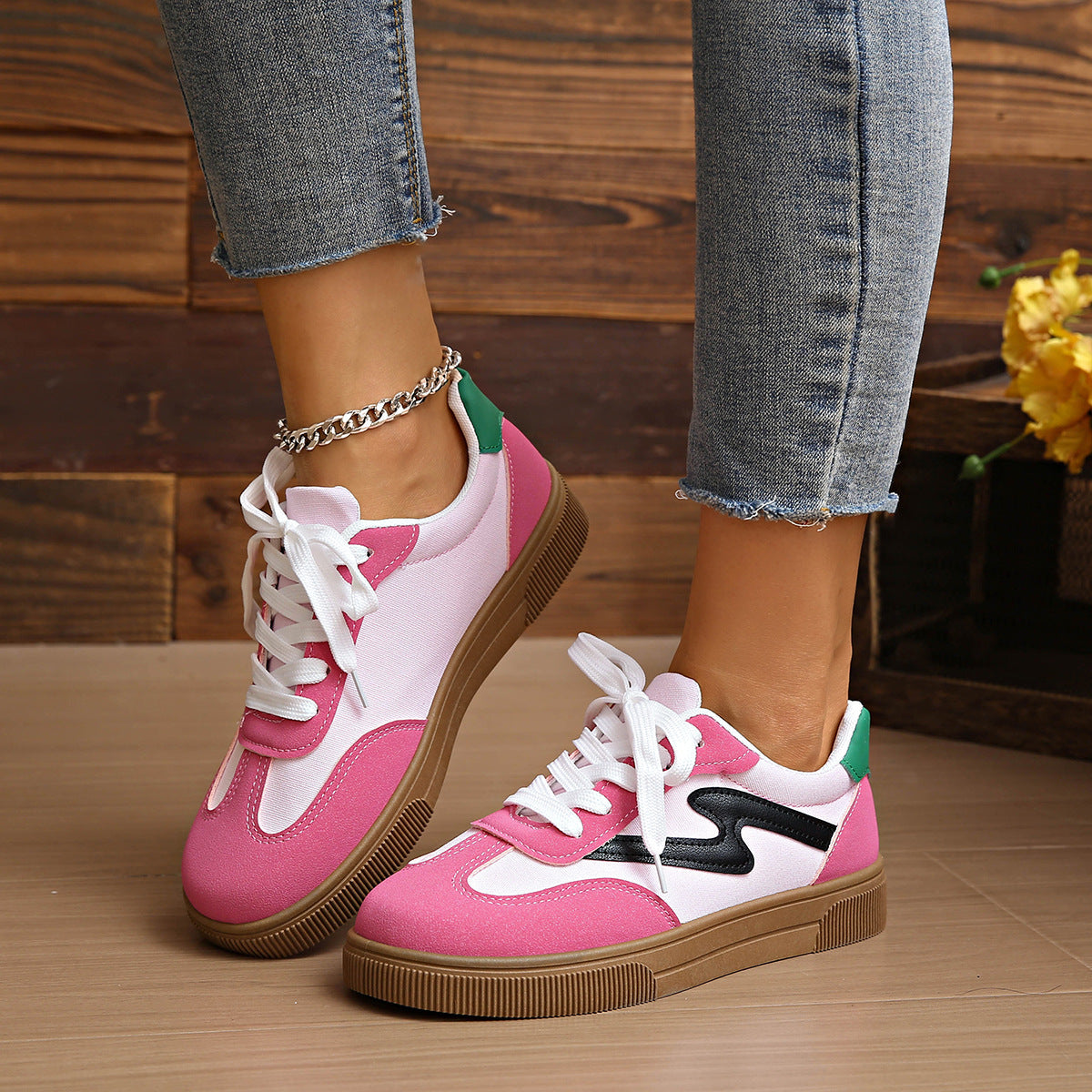 Damen Sportliche Sneakers mit innovativem Design und rutschfester Sohle R&B
