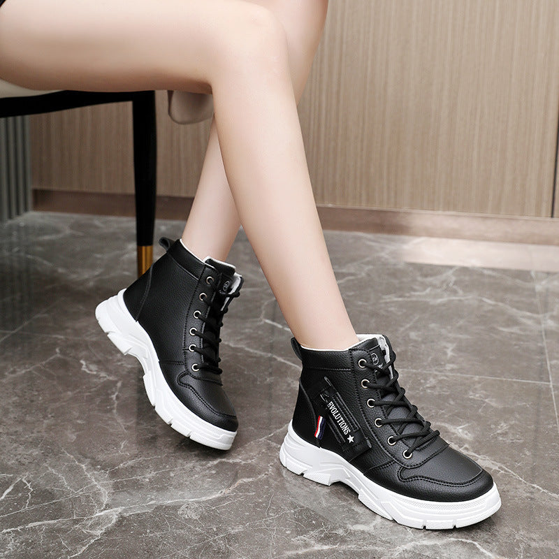 Damen High-Top Sneakers mit dämpfender Sohle und trendigem Design R&B