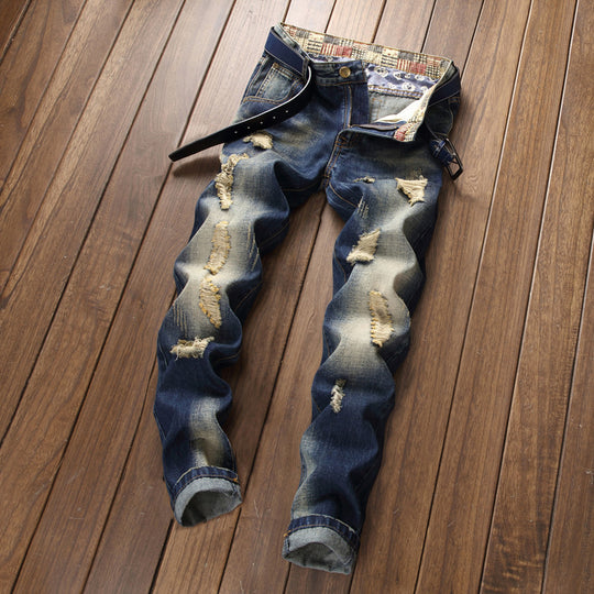 Herren Destroyed Jeans R&B