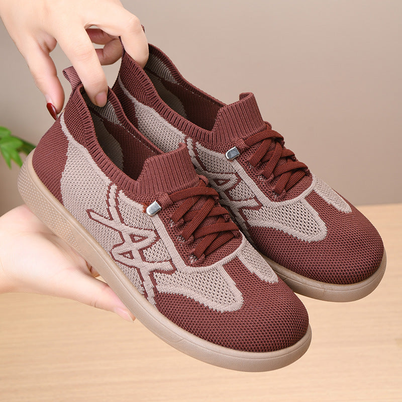 Damen Freizeit Sneaker mit elastischem Einschlupf R&B