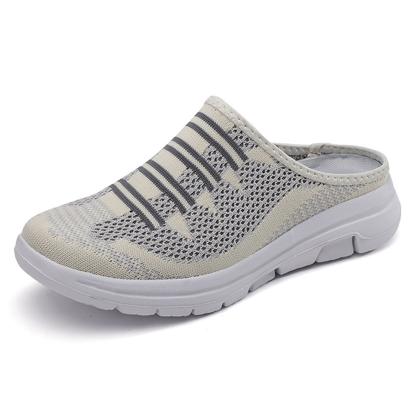 Damen nan ergonomischer Strick-Mule mit offener Ferse gepolsterter Komfortinnensohle und flexibler Leichtlaufsohle R&B