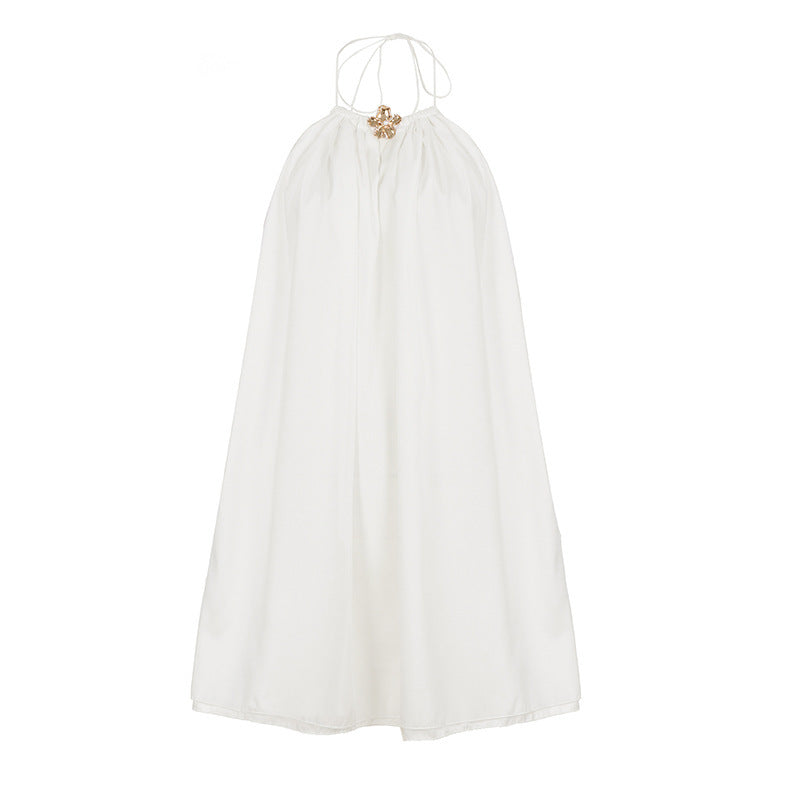 Damen Luftiges Maxikleid mit verstellbaren Trägern und elegantem Dekolleté R&B