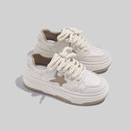 Damen Modische Chunky Sneakers mit dekorativen Sternenapplikationen R&B