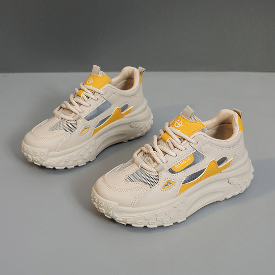 Damen Chunky Sneakers mit atmungsaktiver Oberstruktur und rutschfester Sohle R&B