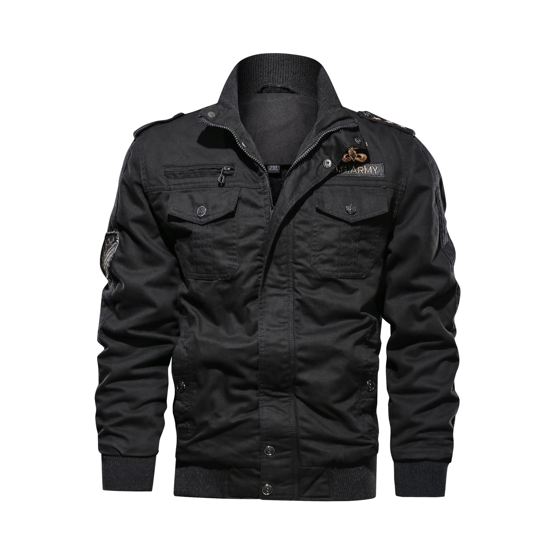 Herren Winterjacke mit funktionalen Taschen und warmem Futter