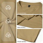 Herren nan eng anliegendes Rundhals-Basicshirt aus Singlejersey mit verstärktem Nackenband R&B