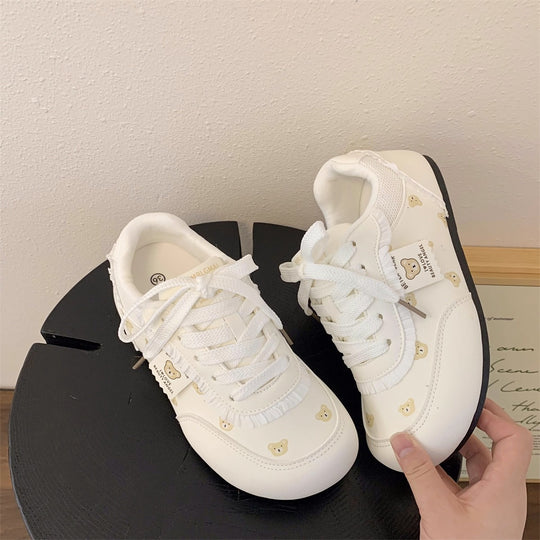 Damen Sneakers mit bezaubernden Bärenmotiven und bequemer Dämpfung R&B