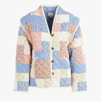 Damen Patchwork-Quilted Jacke R&B