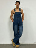 Herren Latzhose Jeans mit weitem Schnitt