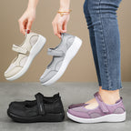 Damen Komfortable Sneakers mit verstellbarem Riemen