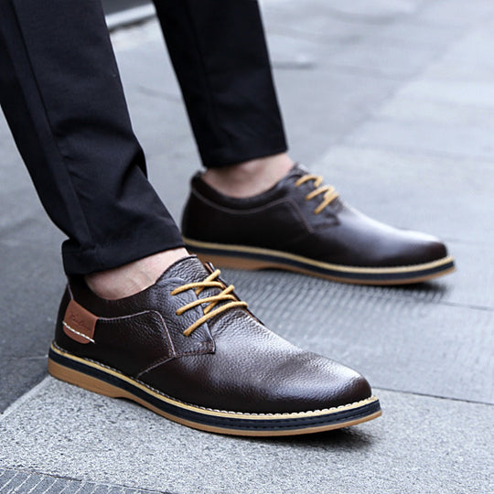 Herren Elegante und komfortable Schnürschuhe aus hochwertigem Leder R&B