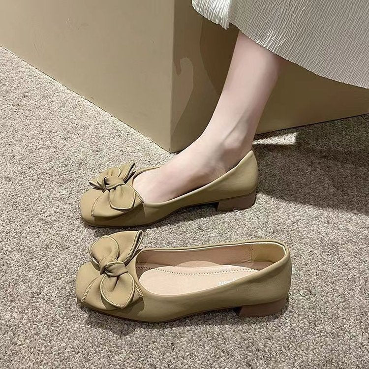 Damen Ballerinas mit dekorativem Schleifen-Design und hochwertigem Kunstleder R&B