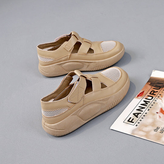 Damen Sportliche Freizeitschuhe mit verstellbarem Klettverschluss und atmungsaktivem Obermaterial R&B