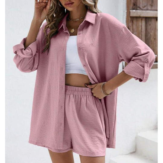 Damen lässiges Oberteil und Shorts Set Heidi-Mode