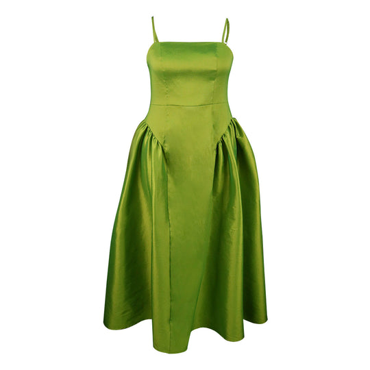 Damen Elegantes A-Linien Maxikleid mit großzügigem Rock R&B