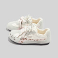 Damen Sneakers mit verspieltem Katzenmotiv und bequemer Dämpfung