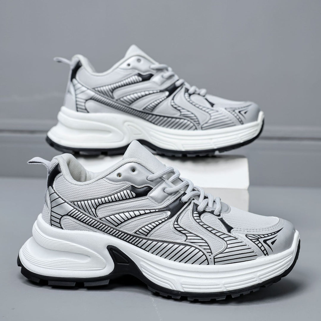 Damen Sportliche Sneakers mit atmungsaktiver Mesh-Oberfläche und stabilisierender Sohle R&B