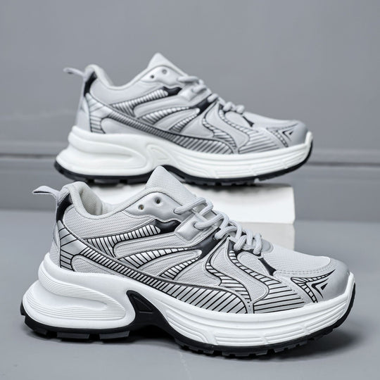 Damen Sportliche Sneakers mit atmungsaktiver Mesh-Oberfläche und stabilisierender Sohle R&B