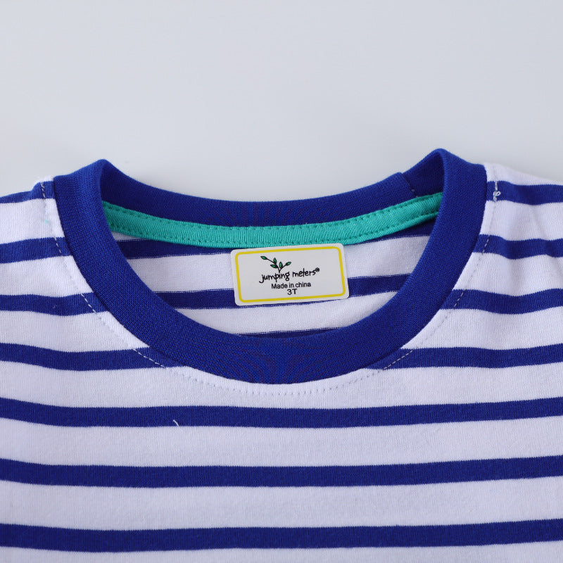 Unisex Baumwoll-T-Shirt mit buntem Baustellenmotiv R&B