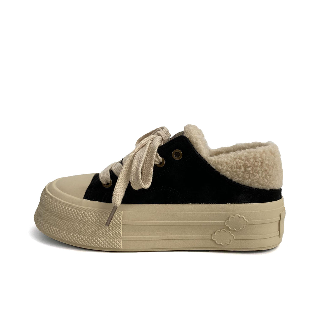 Damen Bequeme Sneakers mit kuscheligem Innenfutter und strapazierfähiger Sohle R&B