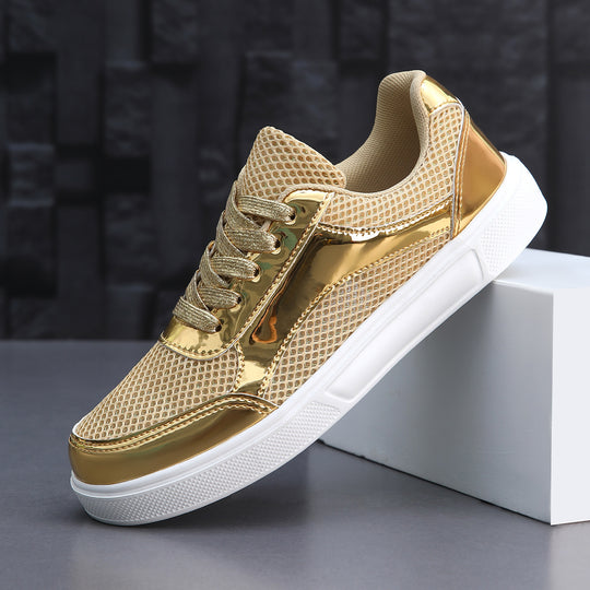 Damen Sportliche Sneaker mit reflektierenden Akzenten und atmungsaktivem Mesh R&B