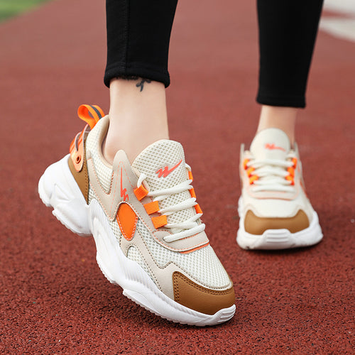 Damen Hochwertige Comfort Sneakers mit atmungsaktivem Mesh-Obermaterial R&B